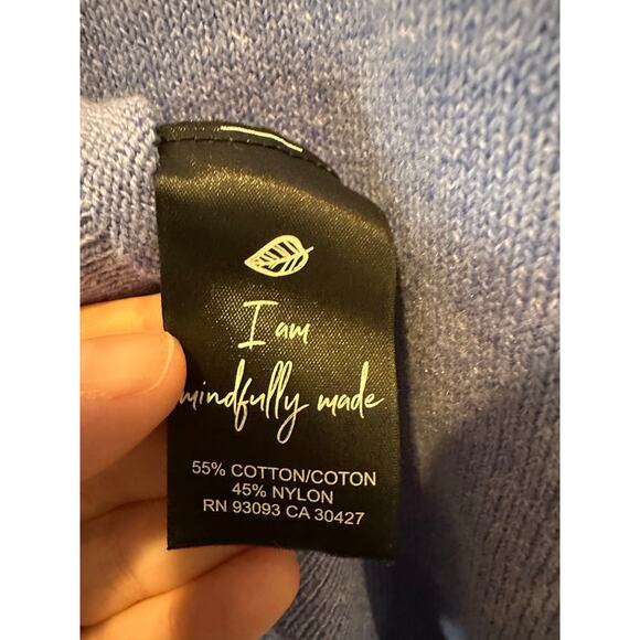 NWT Nic + Zoe “Iris” Mindfully Made Sweater Size M $128 PreppyChic QuietLuxury - Picture 7 of 8
